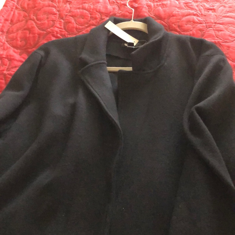 Black Merino wool jacket